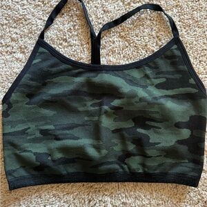 Camo Print Sports Bra